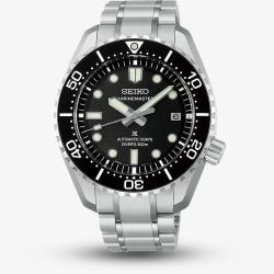 Seiko Mens Limited Edition Prospex Marinemaster 1968 Heritage Black Dial Watch HBF001J1