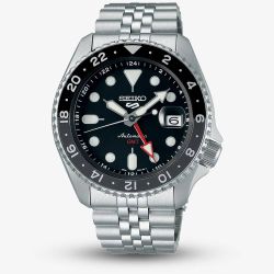 Seiko Mens 5 Sports ‘Black Grape’ GMT SKX Re-Interpretation Watch SSK001K1
