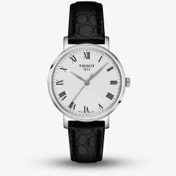 Tissot Everytime Black Leather Watch T143.210.16.033.00