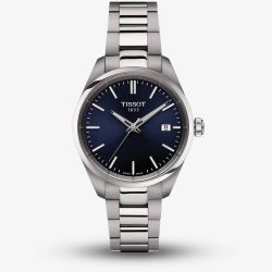 Tissot Ladies PR 100 Silver & Blue Watch T150.210.11.041.00