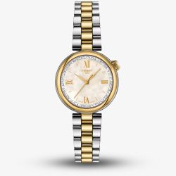 Tissot Ladies Desire Two-Tone White Mother Of Pearl Dial Watch T152.010.22.118.01