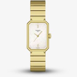 Tissot Ladies SRV Gold Mother Of Pearl Dial Watch T160.110.33.113.00