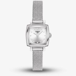 Tissot Ladies T-Lady Lovely Square Diamond Mesh Bracelet Watch T058.109.11.036.00