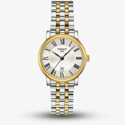 Tissot Ladies T-Classic Carson Premium Two Tone Bracelet Watch T122.210.22.033.00
