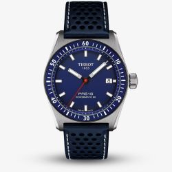 Tissot Mens PR516 Powermatic 80 Blue Fabric Strap Watch T149.407.16.041.00