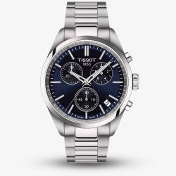 Tissot PR 100 Dark Blue Chronograph Watch T150.417.11.041.00