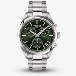 Tissot PR 100 Dark Green Chronograph Watch T150.417.11.091.00