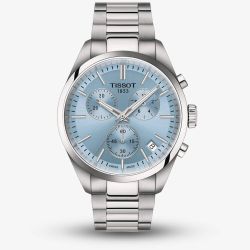 Tissot PR 100 Light Blue Chronograph Watch T150.417.11.351.00