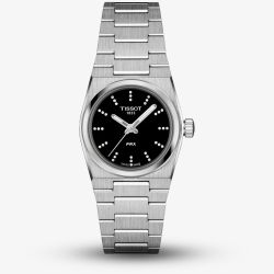 Tissot Ladies T-Classic PRX Diamond Black Dial Watch T137.010.11.056.00