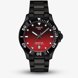Tissot Mens Seastar Red Dial Watch T120.410.33.421.00