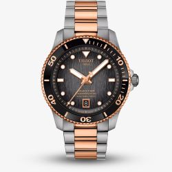 Tissot Mens Seastar Two-Tone Watch T120.807.22.051.01