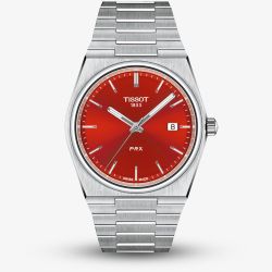 Tissot Mens PRX Red Dial Watch T137.410.11.421.00