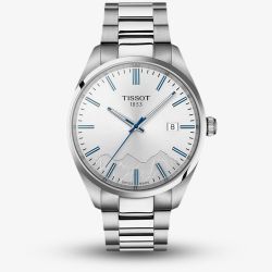 Tissot Mens PR100 Jungfraubahn Silver Dial Watch T150.410.11.031.00