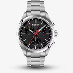 Tissot Mens PR 100 Vuelta Silver & Black Watch T150.417.11.051.01