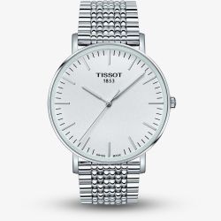 Tissot Mens Everytime Silver Dial Quartz Watch T109.610.11.031.00