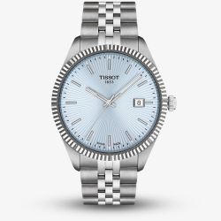 Tissot Mens Ballade Ice Blue Dial Date Watch T156.410.11.351.00