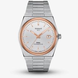Tissot Mens PRX Powermatic Rose Gold Watch T137.407.21.031.00