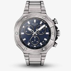 Tissot Mens T-Race Chronograph Blue Dial Watch T141.417.11.041.00