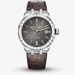 Maurice Lacroix Aikon Brown Leather Strap Automatic Watch AI6008-SS001-331-1