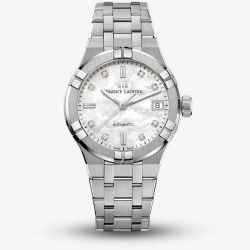 Maurice Lacroix Aikon Mother Of Pearl Diamond Watch AI6006-SS002-170-1