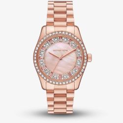 Michael Kors Lexington Rose Gold Mother Of Pearl Watch MK7444