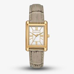 Michael Kors Ladies Essex Nude Leather Strap Watch MK4964