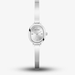 Guess Ladies Penelope Silver Oval Watch GW0924L1