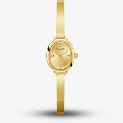 Guess Ladies Penelope Gold Plated Oval Watch GW0924L2