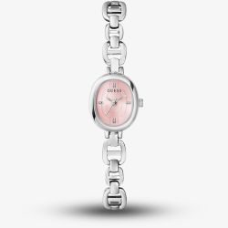Guess Ladies Vivian Pink Oval Dial Watch GW0982L1