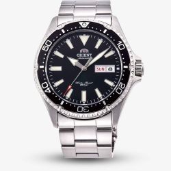 Orient Mens Mako III Diver Black Dial Bracelet Watch RA-AA0001B