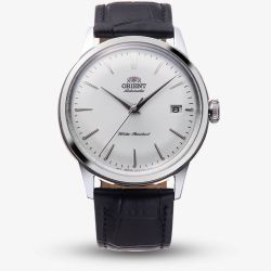Orient Unisex Bambino White Dial Leather Strap RA-AC0M03S