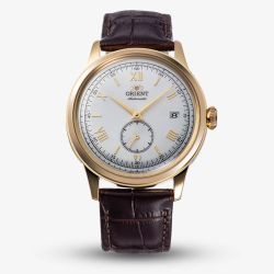 Orient Mens Bambino Small Seconds White Dial Leather Strap RA-AP0106S
