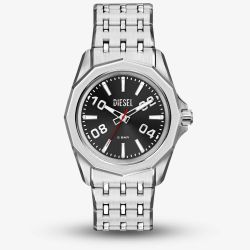 Diesel Mens Stinger Black Dial Bracelet Watch DZ2245