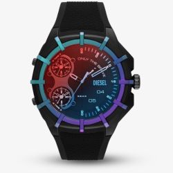 Diesel Mens Framed Strap Watch DZ1986