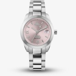 Vivienne Westwood Ladies Fenchurch Silver Tone Pink Dial Watch VV292PKSL