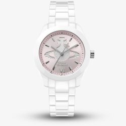 Vivienne Westwood Ladies Fenchurch Ceramica Pink Dial Watch VV358LPKWH