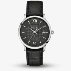 Bulova Hudson Automatic Black Dial Watch 96B441