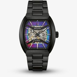 Bulova Mens Maquina Automatic Multi-Colour Dial Watch 98A320