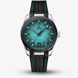 OMEGA 41mm Seamaster Aqua Terra Rubber Strap Watch 220.32.41.21.03.001