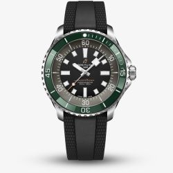 Breitling Mens Limited Edition Superocean Automatic 44 Black Rubber Strap Watch A173762B1B2S1