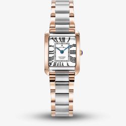 Jacques du Manoir Ladies Emily White Dial Two Tone Bracelet Watch JWL04404