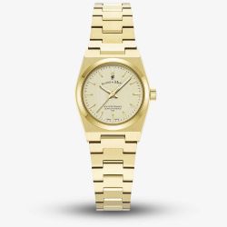Jacques du Manoir Ladies Horizon Gold Dial Bracelet Watch JWL05604