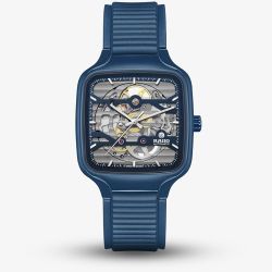 Rado True Square Automatic Skeleton Blue Watch R27178205