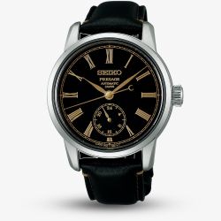 Seiko Unisex Presage Classic Urushi Black Dial Watch SPB499J1