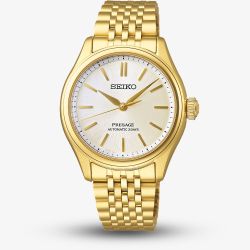 Seiko Unisex Presage Classic Shiro Iro Gold Watch SPB524J1