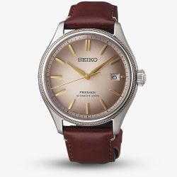 Seiko Mens Limited Edition Presage Classic Shiracha Date Watch SPB529J1