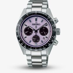 Seiko Unisex Prospex Speedtimer 2025 Tokyo World Athletics Championships Limited Edition Purple Dial Watch SSC955P1