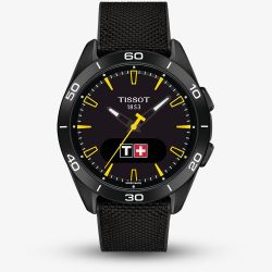 Tissot Mens T-Touch Connect Sport Jungfraubahn Black Rubber Strap Smart Watch T153.420.47.051.06