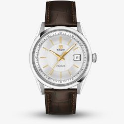 Tissot Mens Visodate Brown Leather Strap Watch T157.407.16.031.00
