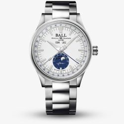 BALL Engineer II Moon Calendar Limited Edition White Watch NM3016C-S1J-WH